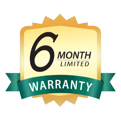 free 6 month warranty
