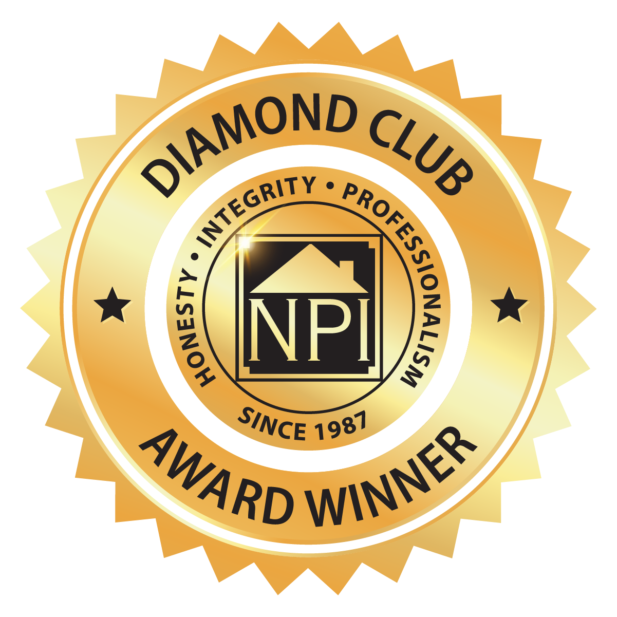 Diamond Club Award Recipient