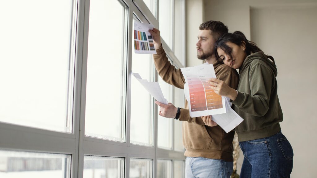 A young couple plans an unconventional home renovation